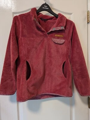 Pulôver de lã Simply Southern YL super macio juvenil marrom quarto de pressão 14-16 - Imagem 1 de 4