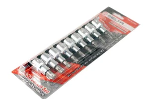 Selta Taiwan S2 9pc 1/2” Dr Torx Star Socket Bits:T20-25-27-30-40-45-50-55-T60 - Picture 1 of 6