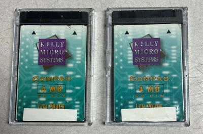 QTY 1 KELLY MICRO SYSTEMS COMPAQ 4MB LOW POWER DRAM CARD LTE 386S / 20 - Image 1 of 4