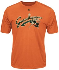 MiLB Majestic Cool Base T-Shirt - GREENSBORO GRASSHOPPERS - Adult Medium