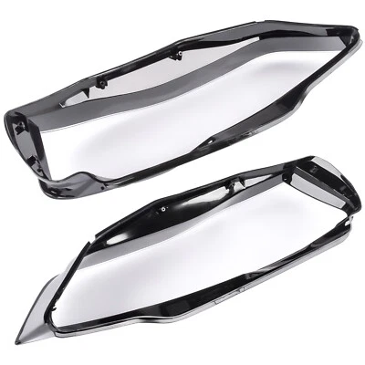 Scheinwerfer Linse Kunststoff Abdeckschale für Audi A4 2013-2015 Links & Rechts - Bild 1 von 4