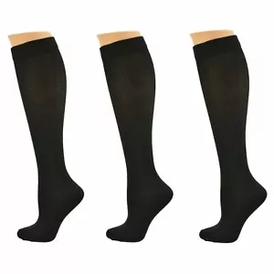 Knee-Hi Socks - 3 Pair Pack, Clothing Gift, Unisex Yarn Sock, Compression Socks - Bild 1 von 10