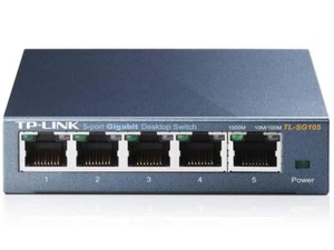 Interruptor caja de acero Gigabit TP-LINK TL-SG105 5 puertos QoS 10/100/1000 Mbps PlugnPlay - Imagen 1 de 6
