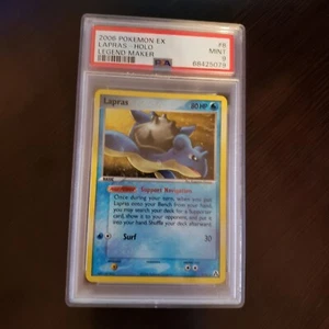 Lapras PSA 9 Mint Legend Maker Holo Rare Pokemon Card - Picture 1 of 1