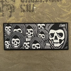 Data Crew LA Reaper Silencer Grande Tessuto Macro Pouch Patch EDC Raro - Foto 1 di 5