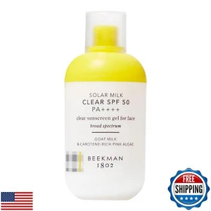 Protector solar facial Beekman 1802 Solar Milk Clear FPS 50 - 1,69 fl oz - Amplia especificación - Imagen 1 de 5