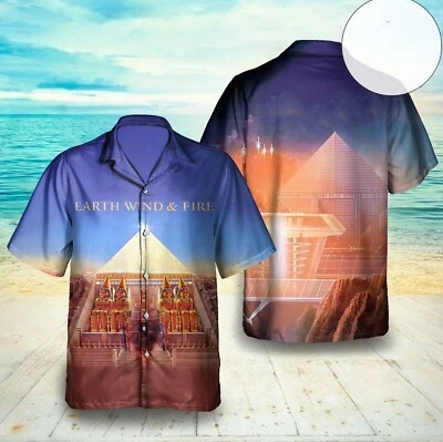 Earth Wind And Fire All 'n' All Album Cover Hawaiian Shirt, shirt US size - Image 1 of 2
