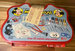 1978 “Not A Production Sample” MICKEY MOUSE WALT DISNEY MEDICAL KIT BY EMPIRE - Picture 1 of 18