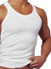 3 X  6 X MENS VESTS OR 100% Cotton TANK TOP SUMMER TRAINING GYM TOPS PACK PLAIN