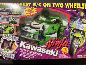 VINTAGE Kawasaki Ninja RC bike circa OSI 1996 w/ box and VHS untested as is