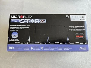 100-Gloves Ansell MicroFlex LIFESTAR EC PF Dual Layer Extended Cuff LSE-104-S - Picture 1 of 5