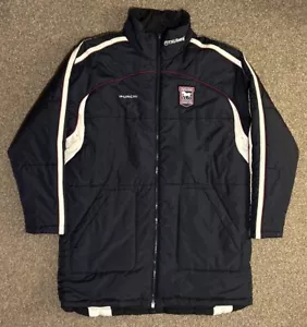 Vintage Ipswich Town Reversible Padded Bench Coat, Medium, Top Zustand - Bild 1 von 8