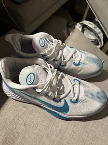 Zapatos de baloncesto Nike Air Zoom para hombre talla 14 azul blanco EE. UU. CK5879-110 - Imagen 1 de 4