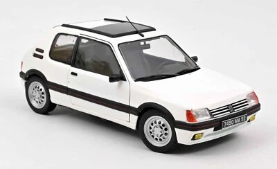 PEUGEOT 205 GTI 1.6 115 CH 1988 BLANC MEIJE NOREV 184849 1/18 METAL - Photo 1/4