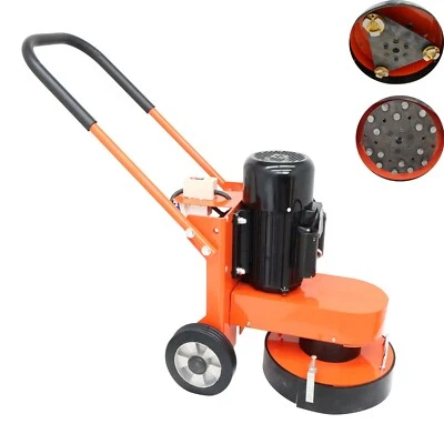 Moedor de solo de cimento manual máquina de polir piso de concreto 800 rpm 220V - Imagem 1 de 4