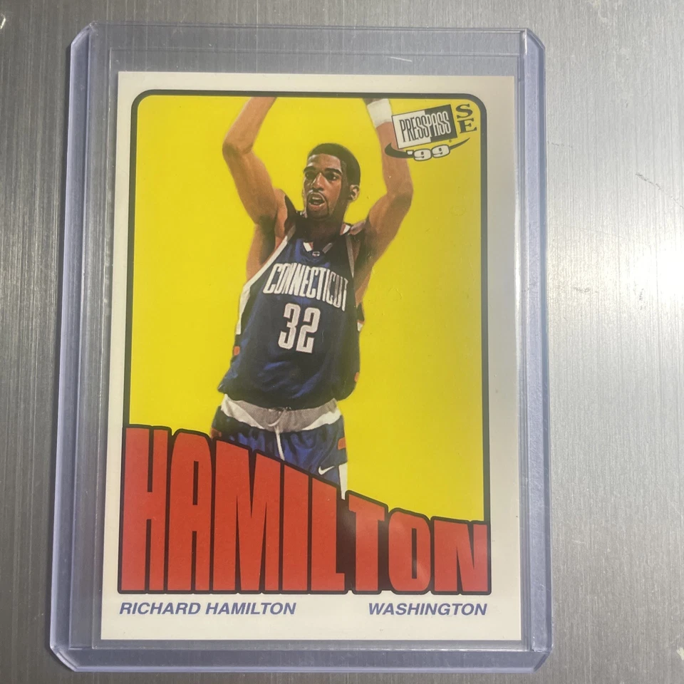 1999 Press Pass SE - Old School #7 Richard Hamilton (RC) - Image 1 of 2