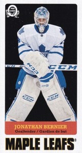 2014-15 OPC MINI TALL BOYS # 10 JONATHAN BERNIER TORONTO