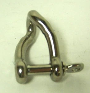 147088 Sea-Dog Line Investment Cast Stainless Steel Twisted D-Shackle 5/16" Pin - Picture 1 of 4