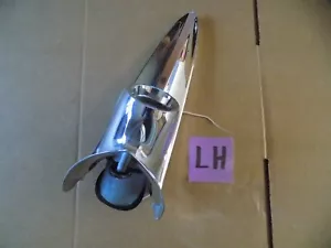 1961 CHRYSLER WINDSOR LH CHROME TAILFIN TRIM REVERSE BACK UP LIGHT ASSEMBLY BULB - Picture 1 of 11