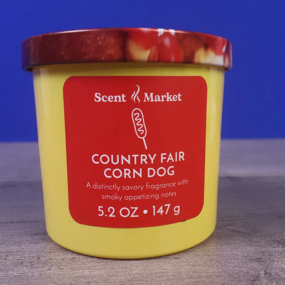 Scent Market Country Fair Maíz Perro Perfumado Tarro Vela Novedad Broma Regalo 5.2 OZ Foto 1 de 1