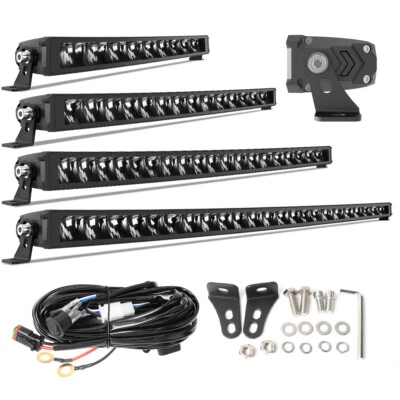 Hella Black Magic 20-50" LED Slim Curved Light Bar OFFROAD DRIVING BEAM 12V 24V - Image 1 of 4