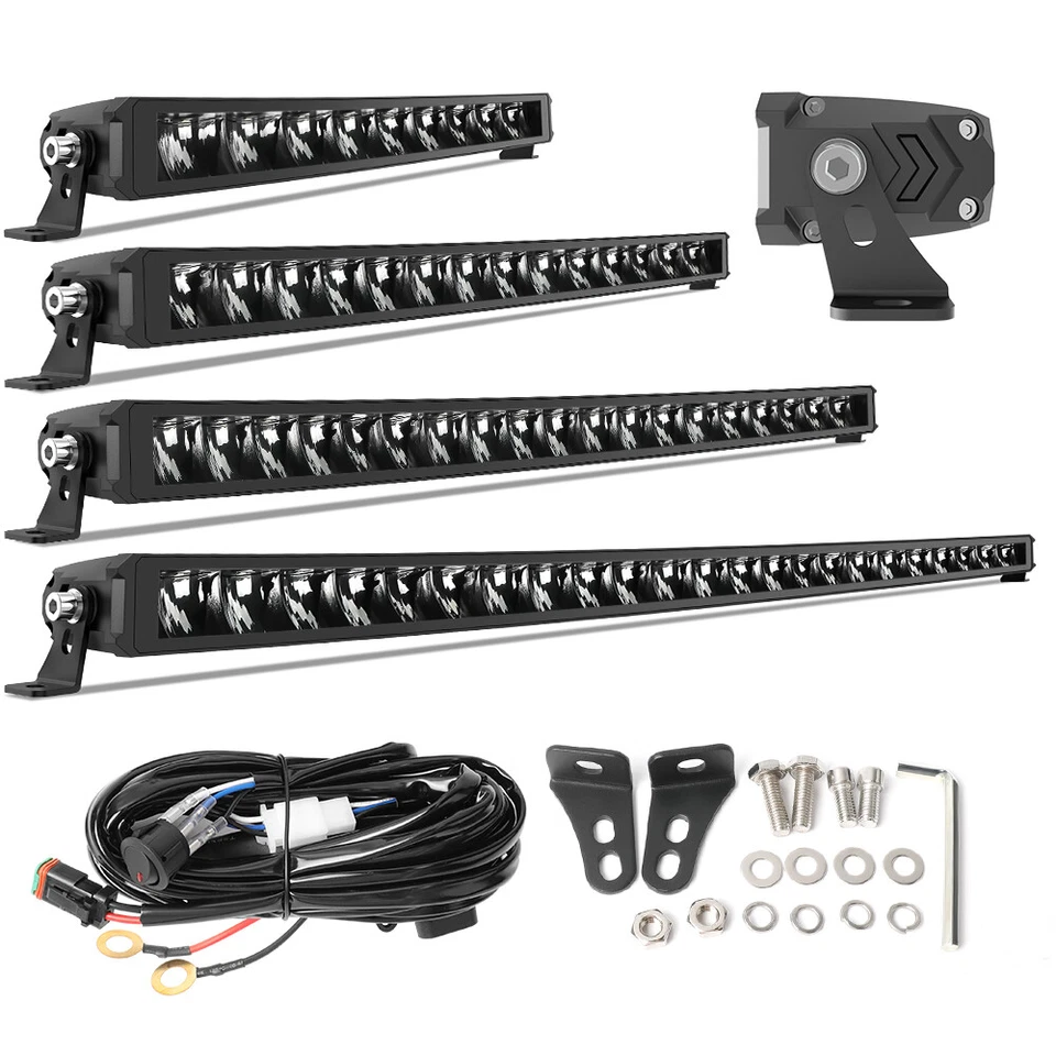 Hella Black Magic 20-50" LED Slim Curved Light Bar OFFROAD DRIVING BEAM 12V 24V - Image 1 of 4