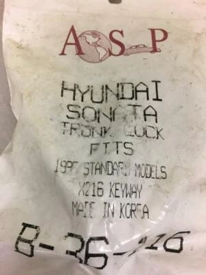 hyundai sonata trunk lock b-36-116 - Image 1 of 2