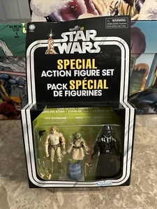 Juego de figuras de acción especiales Star Wars Luke, Yoda, Vader (Hasbro) - Nuevo/Sellado - Imagen 1 de 15
