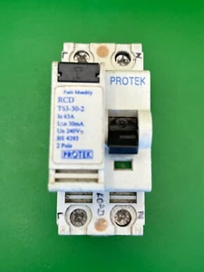Protek T40-30-2 40A 30mA RCD - Foto 1 di 4