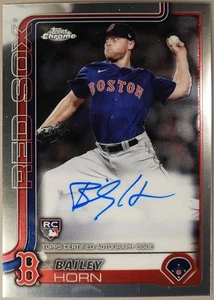 Bailey Horn 2025 Topps Chrome Rookie Autographs RC Auto Boston Red Sox #RA-BHO - Picture 1 of 2