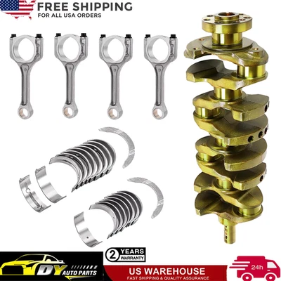 Crankshaft Connecting Rod Bearing Kit Replacement for Hyundai Sonata Tucson 2.4L Foto 1 de 4
