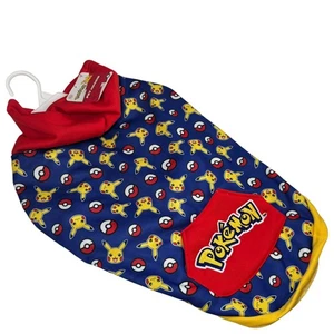 Pokémon Pet Felpa con Cappuccio Taglia L 40-70 libbre Costume Halloween Pikachu - Foto 1 di 4