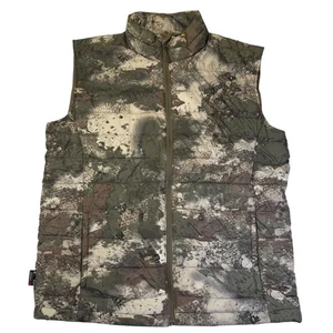 Cabelas 3M Thinsulate Camo Puffer Vest Lightweight Outdoor Hunting Sz L - Picture 1 of 11