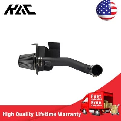 Kit de entrada de ar frio preto para Chevrolet Silverado 1500 2014-2018 GMC Sierra 1500 - Imagem 1 de 4