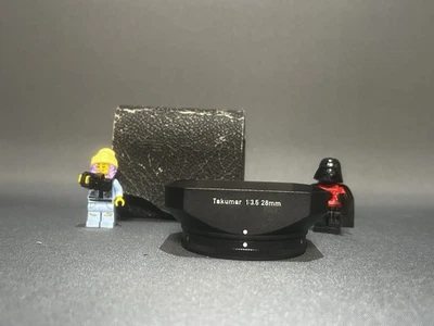 Asahi Pentax Takumar 28mm f/3.5 Metal Lens Hood + Case (Japan) Vintage - Image 1 of 4