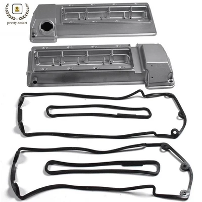 Cubierta de válvula de motor izquierda y derecha para BMW 540i E39 740i 740iL1998-2001 E38 X5 Z8 Foto 1 de 4