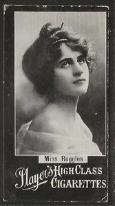 PLAYERS-ACTRESSES 1897-#46- MISS RUGGLES - Picture 1 of 2