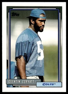 1992 Topps Quentin Coryatt Rookie Indianapolis Colts #701 - Picture 1 of 2