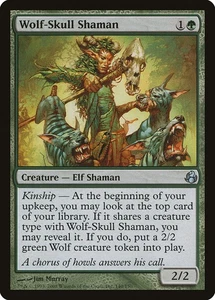 1x Wolf-Skull Shaman - LP - Lorwyn Block - SPARROW MAGIC - Picture 1 of 1