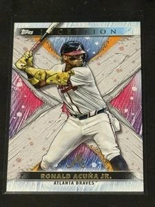 2024 TOPPS INCEPTION RONALD ACUNA JR "X" BASE SHORT PRINT - Picture 1 of 2