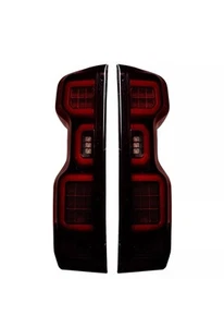 Recon OLED Red Smoked Tail Lights for 2019-2023 Chevy Silverado 1500 2500 3500 - Picture 1 of 6