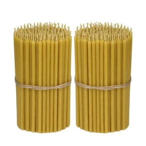 1308g (about 400 pcs.) beeswax premium quality candles no.100 36261 - Picture 1 of 1