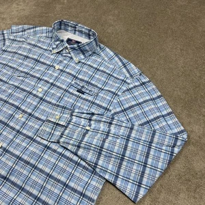 Camisa Vineyard Vines Harbor Para Hombres Gran Rendimiento Pesca Ventilada Azul Nylon - Imagen 1 de 9