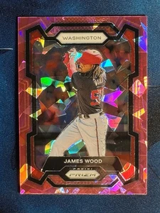 2024 Panini Prizm James Wood #129 Pink Ice Prizm (RC) - Picture 1 of 2