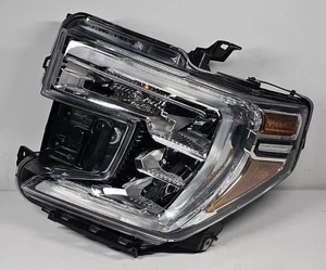 COMPLETE! 2019-2022 GMC Sierra 1500 Left Driver LH Headlight LED OEM 84772473 - Picture 1 of 17