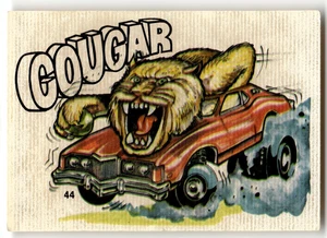 1970's Dunruss Odd Rods Parody Trading Card Sticker #52 Cuda - Picture 1 of 6