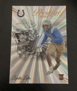 2024 Panini Prestige Rookies Xtra Points Sunburst #309 Laiatu Latu RC Colts UCLA - Picture 1 of 2