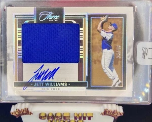 Jett Williams ๐จ 2024 Panini Three and Two Jersey Auto Refractor /49 Mets - Picture 1 of 8