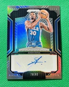 2025 Panini Prizm Adem Bona Rookie Penmanship Auto Silver Prizm - Picture 1 of 1