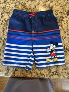 Disney Junior Mickey Mouse Boys Swim Trunks Size 6 - Picture 1 of 8